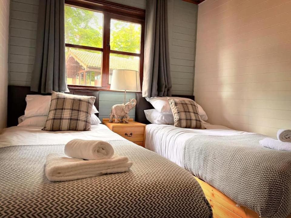 Goldcrest 3-Hot Tub-Woodland Lodges-Carmarthenshire-Tenby Exterior foto